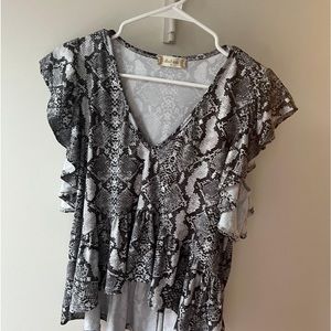 altard state snakeskin top